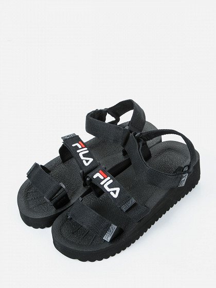 fila logo sandals