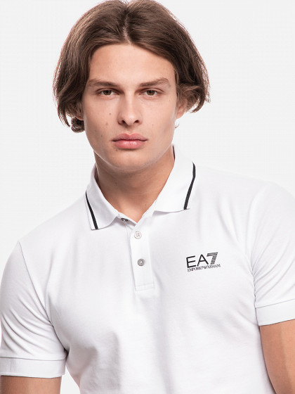 EA7 EMPORIO ARMANI Vyriški polo marškinėliai, LOGO PRINT