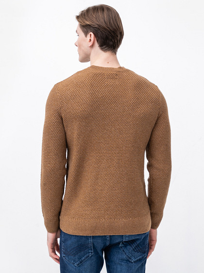 TOM TAILOR Vyriškas megztinis su vilna