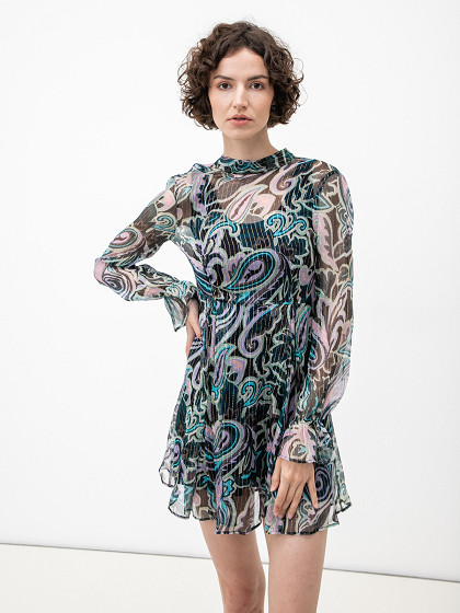 MAX&CO Vakarinė moteriška suknelė, 100% šilkas