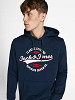 JACK&JONES Vyriškas džemperis, WHLOGO SWEAT HOOD