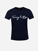 TOMMY HILFIGER Moteriški marškinėliai, HERITAGE CREW NECK