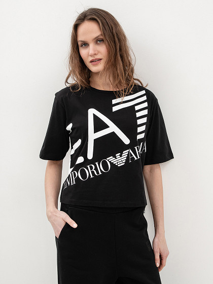 EA7 Moteriški marškinėliai