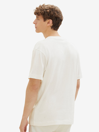 TOM TAILOR DENIM Vyriški marškinėliai, T-SHIRT WITH A PHOTO PRINT