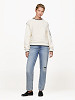 TOMMY HILFIGER Moteriški džinsai, CLASSICS HIGH RISE FITTED STRAIGHT DISTRESSED ANKLE JEANS