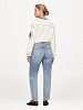 TOMMY HILFIGER Moteriški džinsai, CLASSICS HIGH RISE FITTED STRAIGHT DISTRESSED ANKLE JEANS