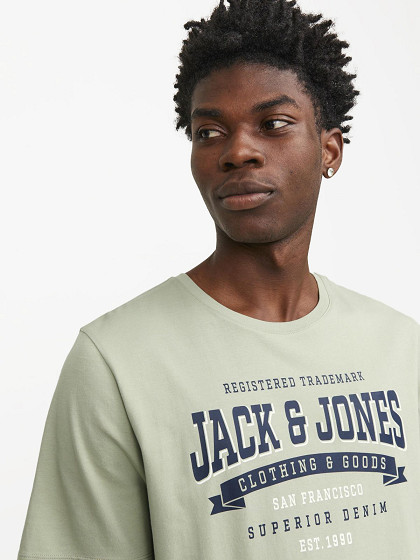 JACK&JONES Vyriški marškinėliai, LOGO TEE