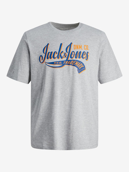 JACK&JONES Vyriški marškinėliai, JJELOGO TEE SS O-NECK 2 COL SS24 SN