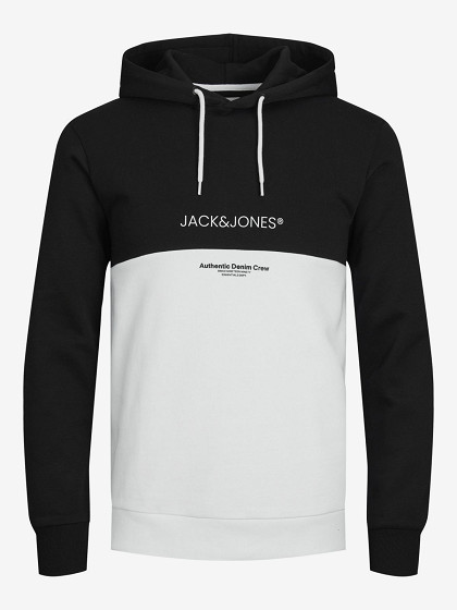 JACK&JONES Vyriškas džemperis, JJERYDER BLOCKING SWEAT HOOD NOO