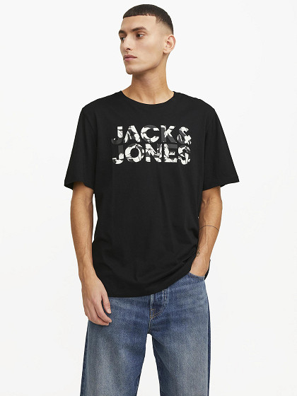 JACK&JONES Vyriški marškinėliai, JJEJEFF CORP LOGO TEE SS O-NECK SN
