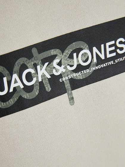 JACK&JONES Vyriškas džemperis, JCOAOP LOGO SWEAT CREW NECK GC