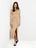 GUESS Moteriškas sijonas, PLEATED LONG SWEATER SKIRT