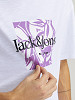 JACK&JONES Vyriški marškinėliai, JORLAFAYETTE BRANDING TEE SS CREW NEC LN