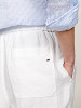 TOMMY HILFIGER Moteriškos kelnės su linu, CASUAL LINEN TAPER PULL ON PANT