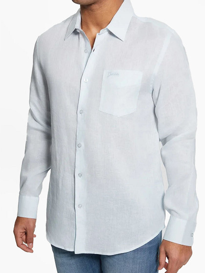 GUESS Vyriški marškiniai su linu