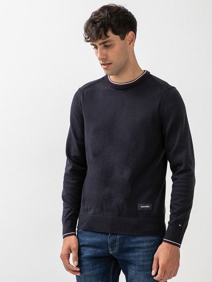 TOMMY HILFIGER Vyriškas megztinis, RWB COTTON CREW NECK