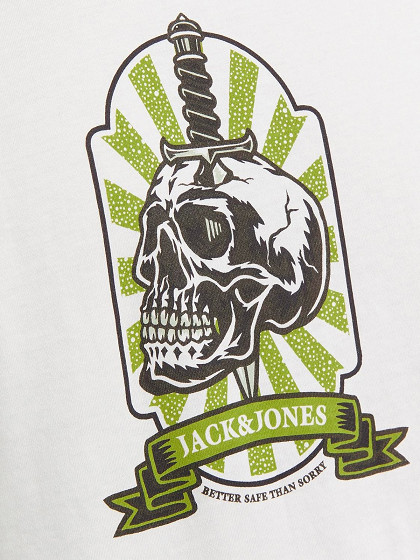 JACK&JONES Vyriški marškinėliai, SEVEN SKULL