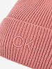 CALVIN KLEIN Moteriška kepurė su vilna ir kašmyru, CK EMBROIDERY FINE RIB BEANIE