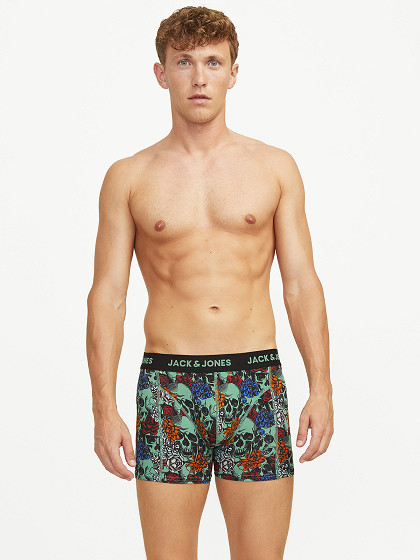 JACK&JONES Vyriškos trumpikės, JACMASON SKULL TRUNKS 3PACK, 3vnt.