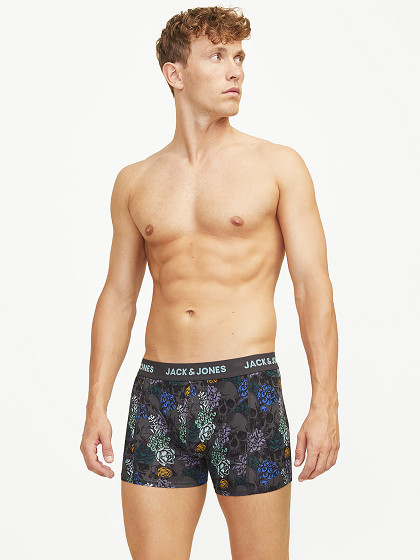 JACK&JONES Vyriškos trumpikės, JACMASON SKULL TRUNKS 3PACK, 3vnt.