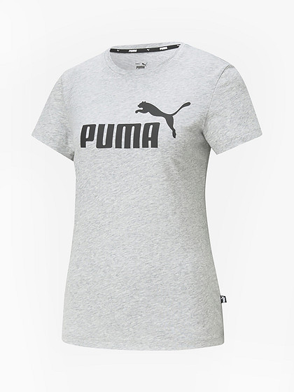 PUMA Moteriški marškinėliai trumpomis rankovėmis, ESS LOGO TEE