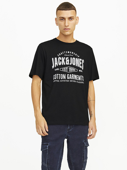 JACK&JONES Vyriški marškinėliai trumpomis rankovėmis, EANS