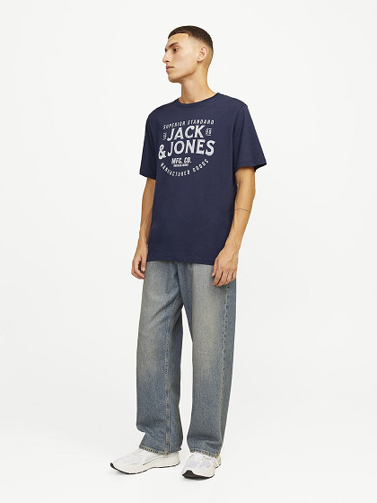 JACK&JONES Vyriški marškinėliai trumpomis rankovėmis, EANS