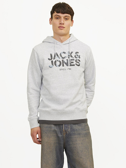 JACK&JONES Vyriškas džemperis su gobtuvu, JAMES