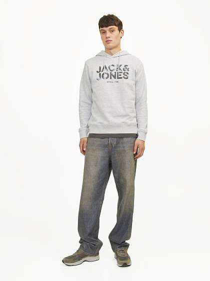 JACK&JONES Vyriškas džemperis su gobtuvu, JAMES