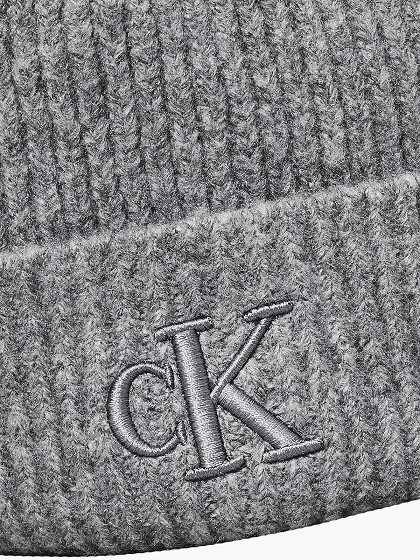 CALVIN KLEIN Moteriška kepurė su vilna, THICK EMBROIDERY SCARF