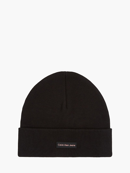 CALVIN KLEIN Moteriška kepurė, INST PATCH BEANIE