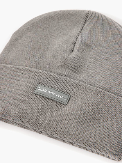 CALVIN KLEIN Moteriška kepurė, INST PATCH BEANIE