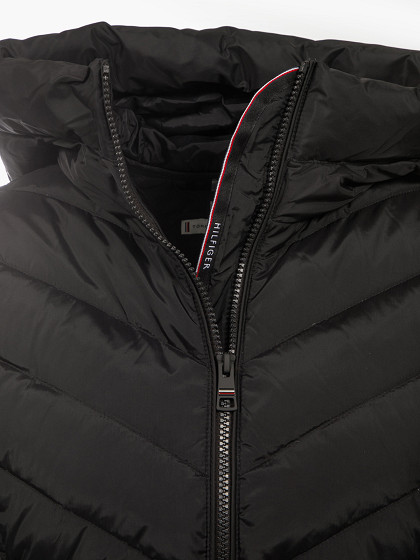 TOMMY HILFIGER Žieminė moteriška striukė, CHEVRON MW DOWN COAT