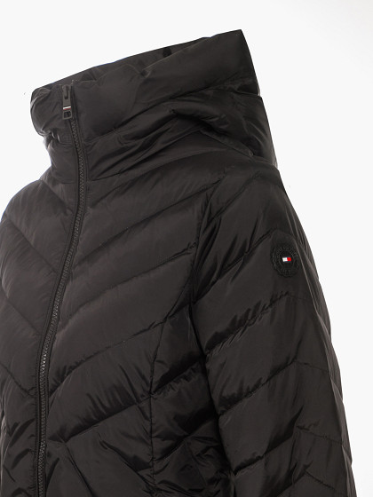 TOMMY HILFIGER Žieminė moteriška striukė, CHEVRON MW DOWN COAT