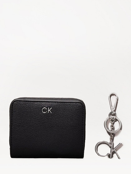 CALVIN KLEIN Piniginė ir raktų pakabukas, CK DAILY MD Z/A PBL & KEYCHAIN