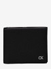 CALVIN KLEIN Vyriška piniginė, METAL CK BIFOLD 5CC W/COIN