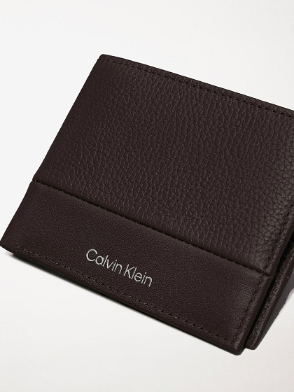 CALVIN KLEIN Vyriška piniginė, SUBTLE MIX BIFOLD 5CC W/COIN