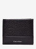 CALVIN KLEIN Vyriška piniginė, SUBTLE MIX BIFOLD 5CC W/COIN