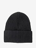 CALVIN KLEIN Kepurė su vilna ir kašmyru, CK METAL CHUNKY RIB BEANIE