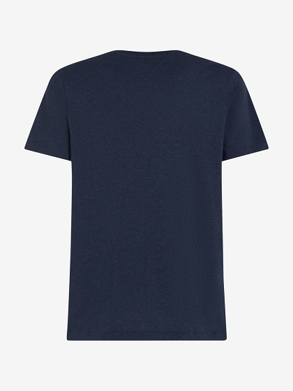 TOMMY HILFIGER Vyriški marškinėliai trumpomis rankovėmis, ESSENTIAL REG FIT HEATHER TEE