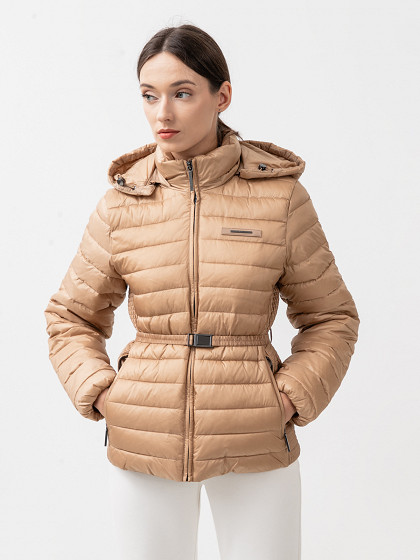 CALVIN KLEIN Demisezoninė moteriška striukė, LW PADDED SMOCKING JACKET