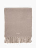 CALVIN KLEIN Šalikas 100% vilna, FRINGES TWO TONES SCARF 40x200