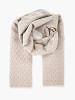 CALVIN KLEIN Šalikas su vilna, FRINGES TWO-TONE MONO MW SCARF