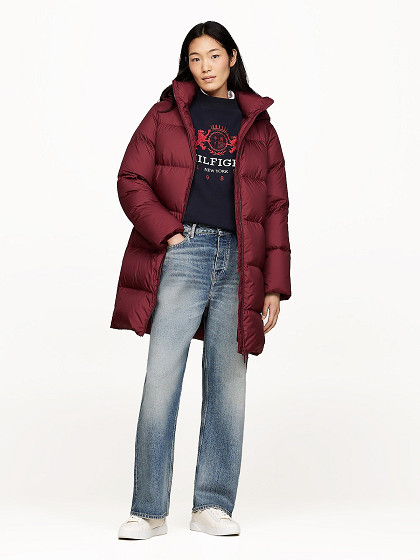 TOMMY HILFIGER Žieminė moteriška striukė, DOWN CASUAL COAT