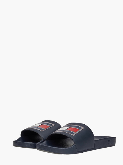 TOMMY HILFIGER Vyriškos paplūdimio šlepetės, FLAG HILFIGER POOL SLIDE