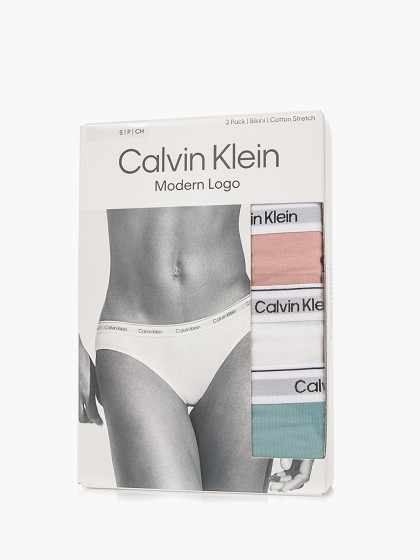 CALVIN KLEIN UNDERWEAR Moteriškos kelnaitės, 3 vnt. BIKINI