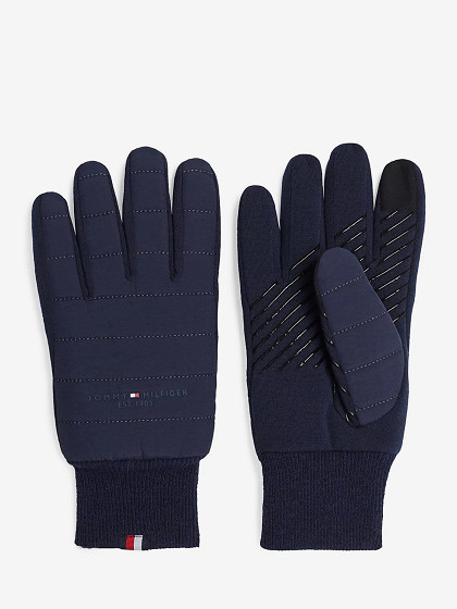 TOMMY HILFIGER Vyriškos pirštinės, ESTABLISHED MIX NYLON GLOVES