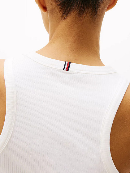 Moteriški marškinėliai be rankovių, slim sx2 rib